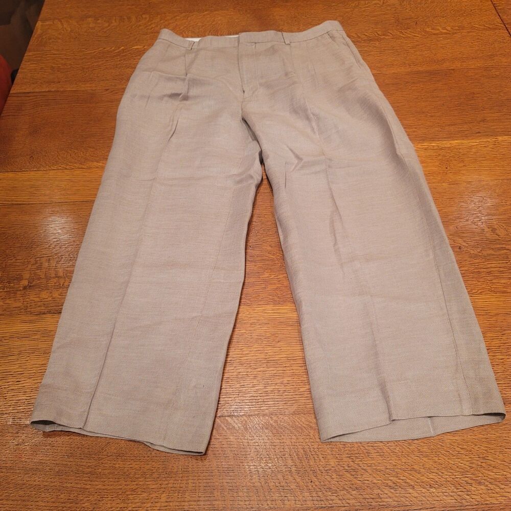 Perry Ellis Lyocell Linen Blend Men's  Pants 38X32